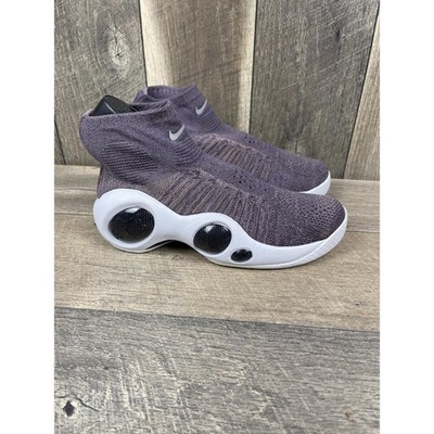 Nike Flight Bonafide Unisex Kids US 7Y Basketball Shoes Plum Dark Raisin Sneaker