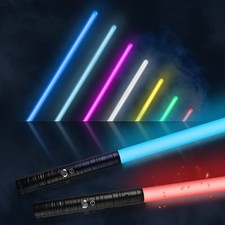 Lightsaber 2 Pack RGB 15 Colors Metal Hilt FX Light Saber attery Rechargable ...