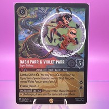Lorcana TCG- Attack Of The Vine- Dash Parr Violet Parr Super Siblings Foil