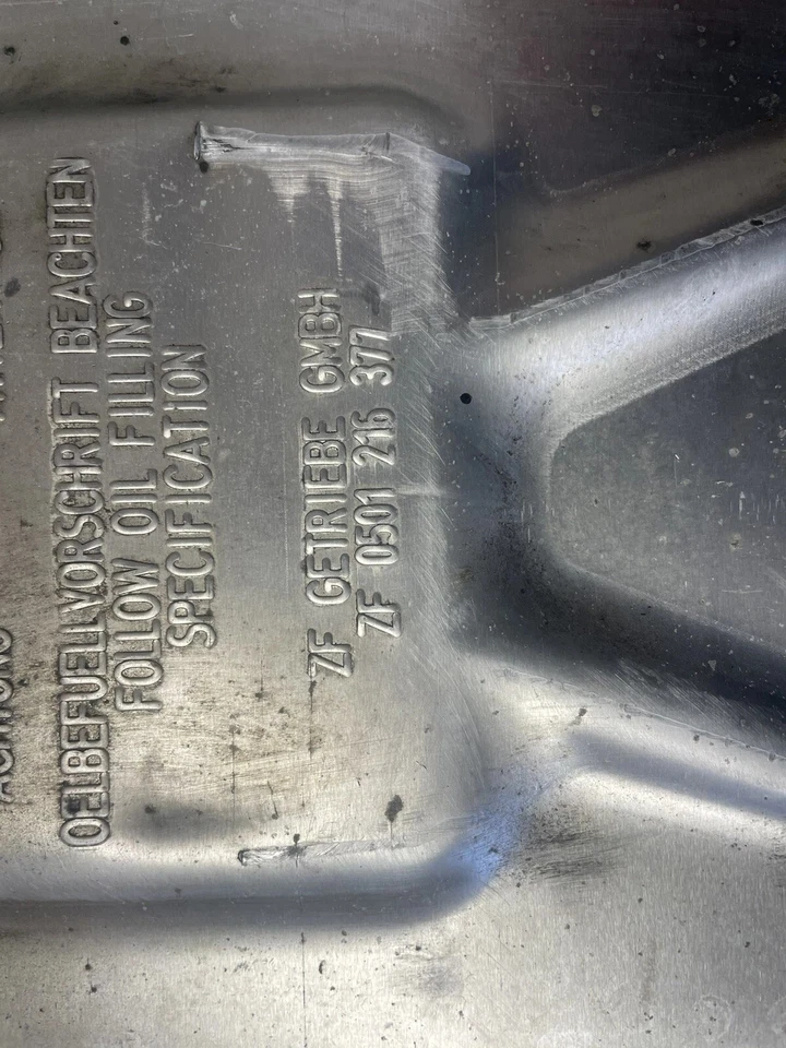 Audi A6 2008 transmisión panel de fluido inferior 0501216377 Foto 4 de 4