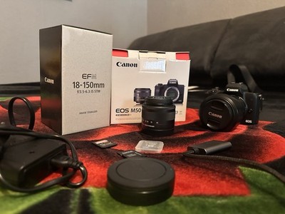 Canon EOS M50 + 2 Objektive   Top Zustand, komplettes Set