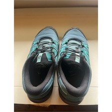 Salomon Speedcross Junior Kids Trail Running Shoes Teal Blue Black Size 2