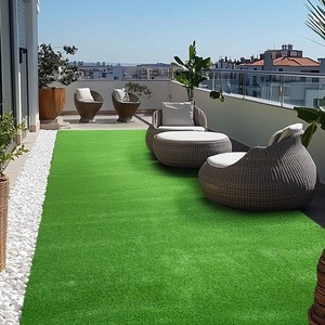 Yescom Artificial Grass Turf Backyard Decor 33'x3'x2PCS (198 Sq.Ft) 0.8" Pile