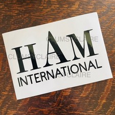 Ham International CB/Ham Radio Vinyl Sticker/Decal 