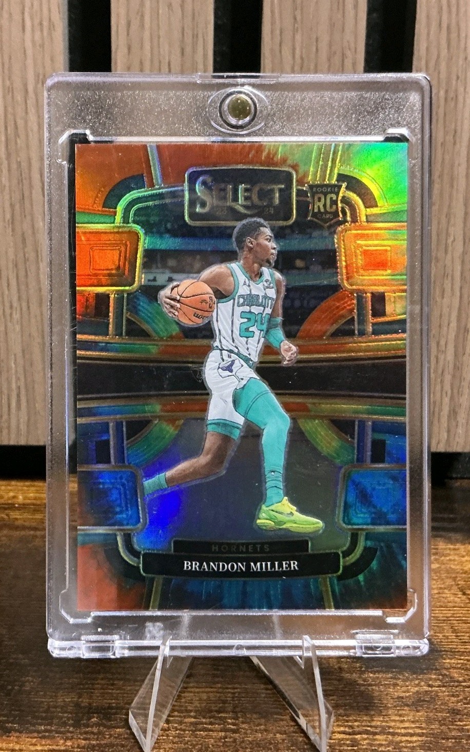 2023-24 Panini Select - Concourse Brandon Miller #80 Tie-Dye Prizm /25 (RC)