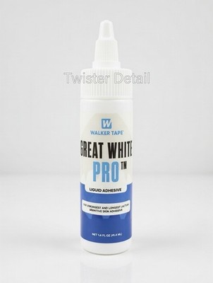Walker Tape Great White Pro Adhesive 1.4 oz Squeeze - Lace Front Toupee Glue