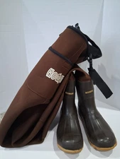 Hodgman Neoprene Chest Waders Size L Size 10 Thinsulate Boots