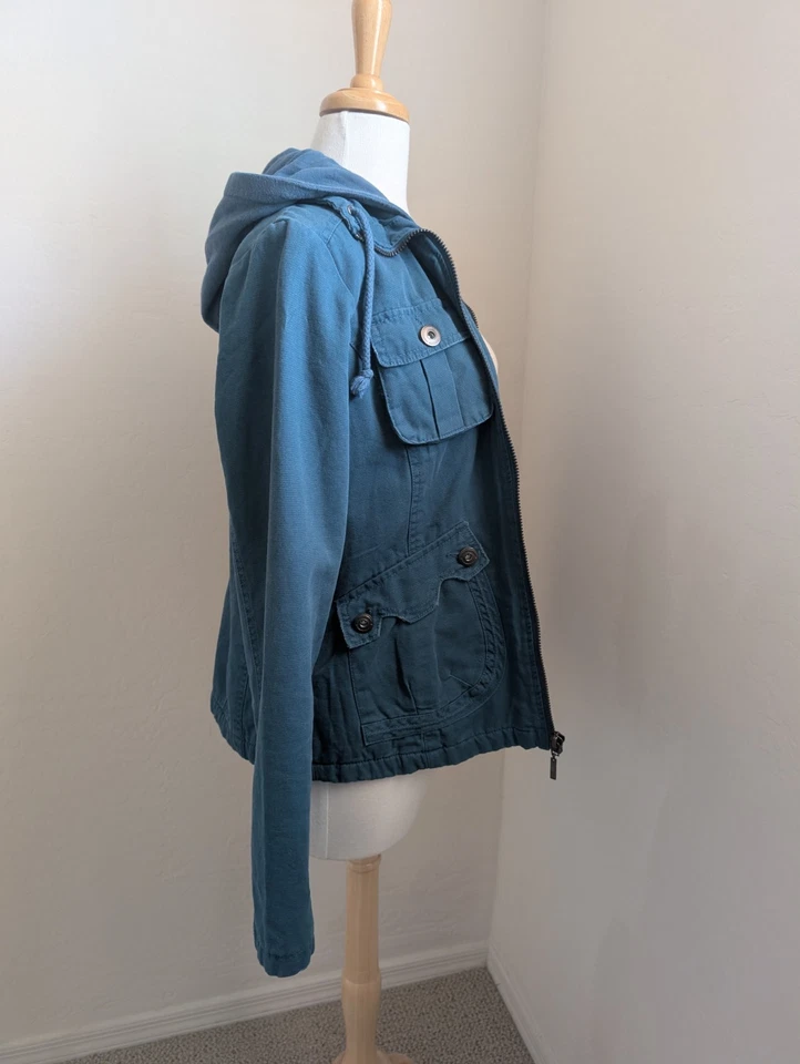 Nueva Chaqueta BB DAKOTA RARA Twilight Bella Swan Para Mujer Pequeña o Mediana Azul Teal Foto 2 de 4