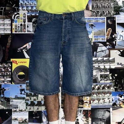 Jorts ROCAWEAR W30 EUR39 Baggy Loose Fit Y2k Roc Nation Jay Z Denim Shorts Skate