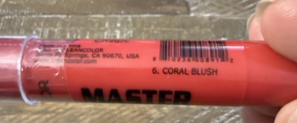 Klean Color Master Strokes Long Wear Satin Lipstick Coral Blush-NEW-SHIPS N 24 H - Image 4 of 4
