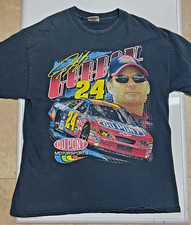 VTG 2003 NASCAR Jeff Gordon #24 DuPont Hendrick Motorsports DBL-Sided Shirt SZ L