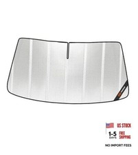 Windshield Sun Shade for Ram 1500 2002-2008. Full Coverage Rearview Mirror