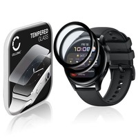 2X Schutzglas FüR Huawei Watch 3 - 46Mm Glas 3D Full Cover Transparent