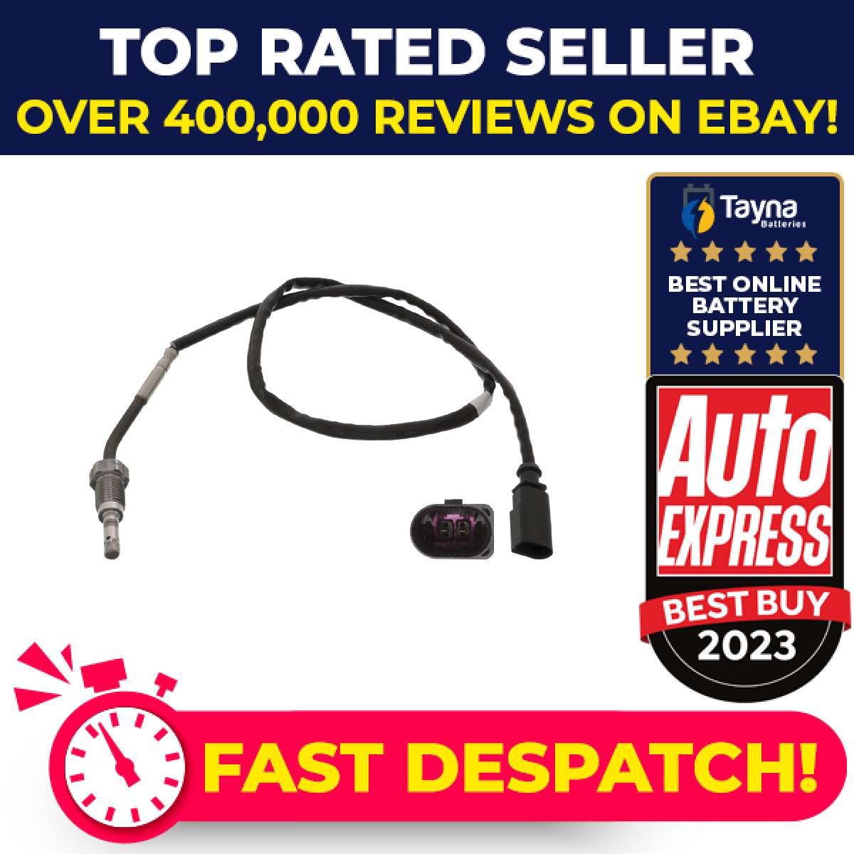 Exhaust Temperature Sensor fits SKODA ROOMSTER 5J 1.9D 06 to 10 BLS 03L906088BS