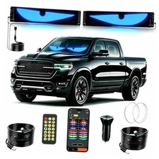 LED Eyes for Car Truck RV Windshield,2Pcs 24x5 Inch Windshield Eyes No Glare