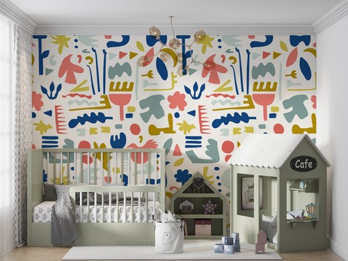3D Abstract Watercolor Pattern Wall Murals Wallpaper Murals Wall Sticker - Picture 4 of 13