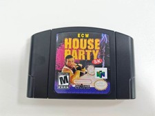 N64 Game ECW House Party Mixtape SK US version Cartridge, Used Retro Game