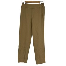 Lauren Ralph Lauren Tan High Rise Straight Leg Trouser Pants Womens 2P Slacks