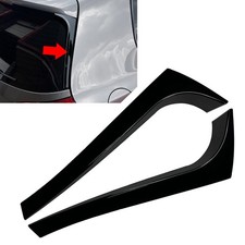 Rear Window Side Spoiler Lip Wing Glossy Black For For Vw Golf 5 Mk5 R32 2006-09