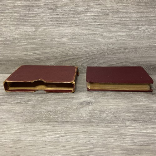 Vtg Holy Bible New Testament KJV Collins Clear Type Press Pocket Size Leather UK - Imagen 7 de 10