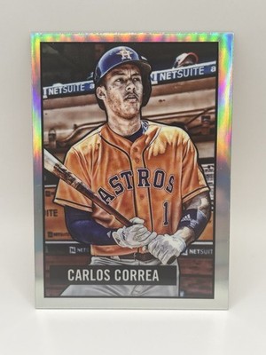 2017 Bowman Chrome '51 Bowman Refractors Carlos Correa #11 Astros NM