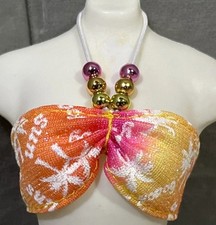 Vintage Barbie Doll Beach Party Vacation Bikini Bathing Suit Swimsuit Palm Tree
