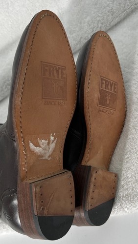 Frye Dorado 77561 Damen 5,5 Braun Leder Kniehohe Reitstiefel Siehe Fotos - Bild 14 von 15