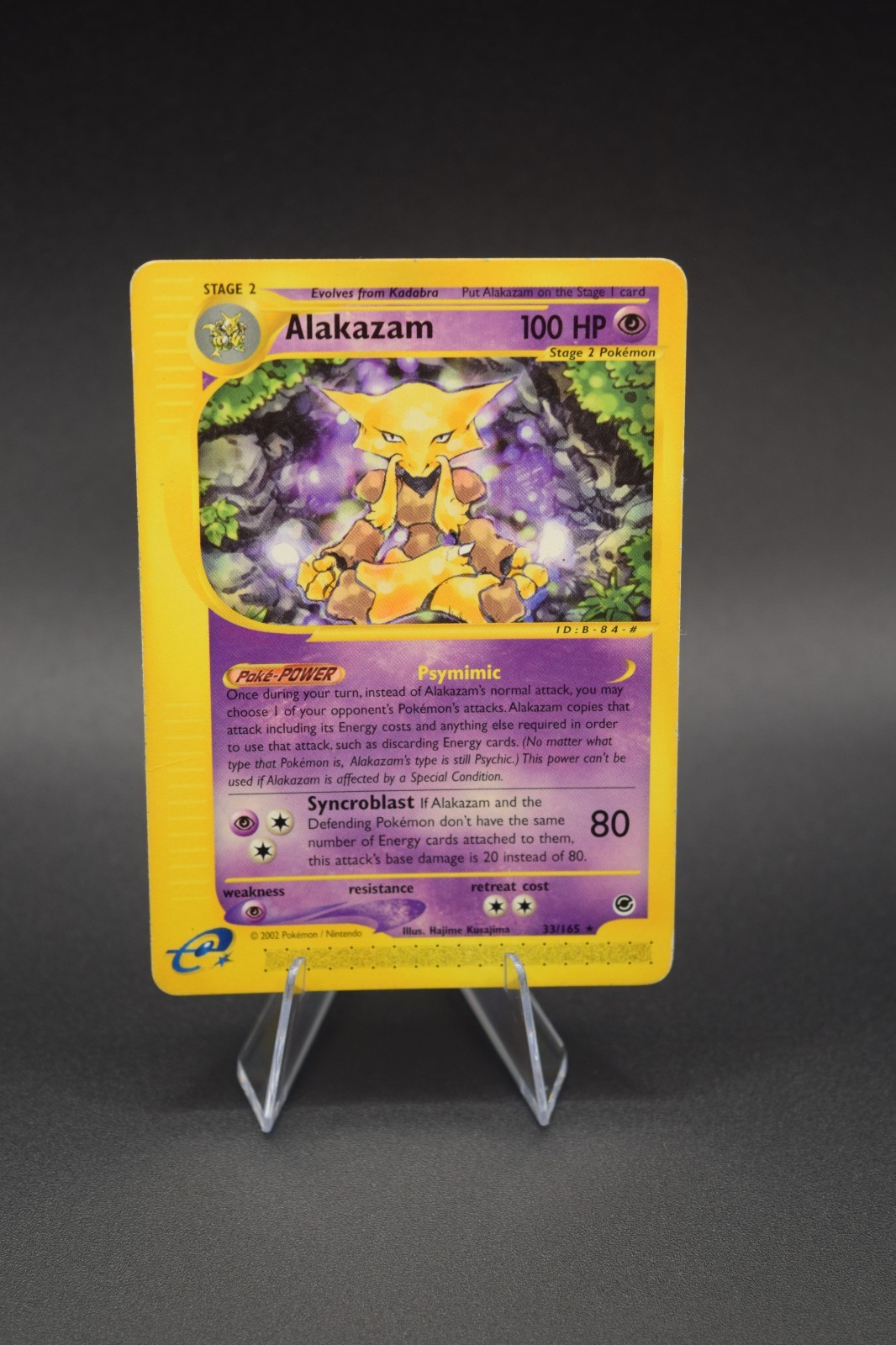 Alakazam 33/165 Rare MP Expedition Base Set Pokémon TCG