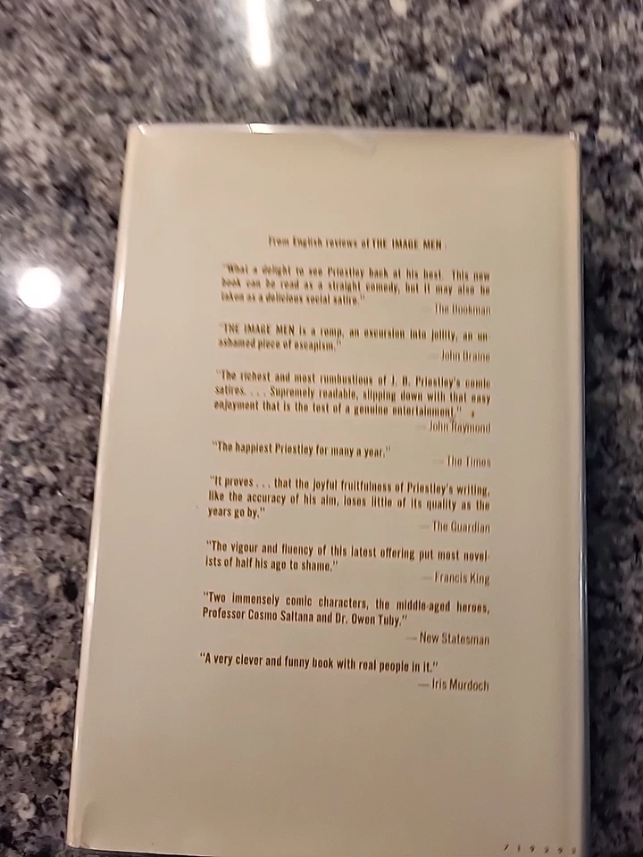 The Image Men by J.B. Priestley. 1968. First American Edition. Little Brown & Co - Image 2 of 4