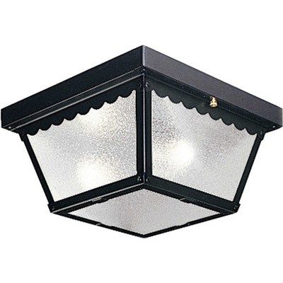 Progress Lighting P5729 Ceiling Mount Series 9-1/4'' Two-Light - Black