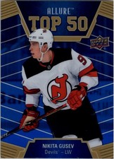 2019-20 Upper Deck Allure Top 50 Blue #T5020 Nikita Gusev - HKY