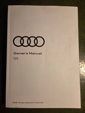 Audi Q5 Owners Manual / Handbook 2016 2020 / 420 Pages