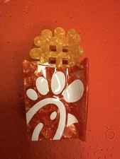 Chick Fil A Waffle Fry Hair Clip- Large- Limited Edition- New