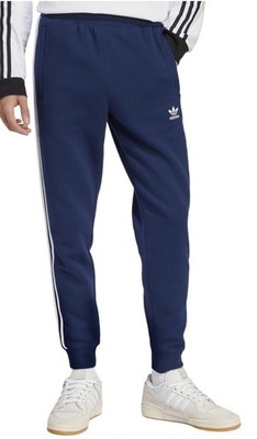 adidas Men s 3 Stripes Navy Blue Joggers Size Small Brand New 