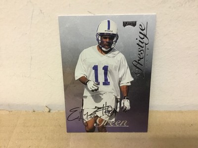 E.G. Green Autographed Card - 1998 Playoff Prestige Football - Rookie