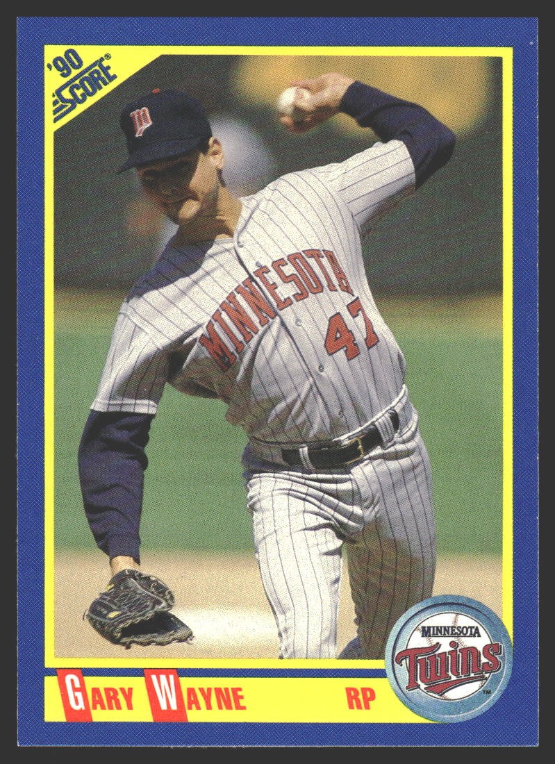 Gary Wayne #527 1990 Score Minnesota Twins