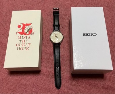Misia x Seiko Collaboration Watch Black Quartz Limited Edition