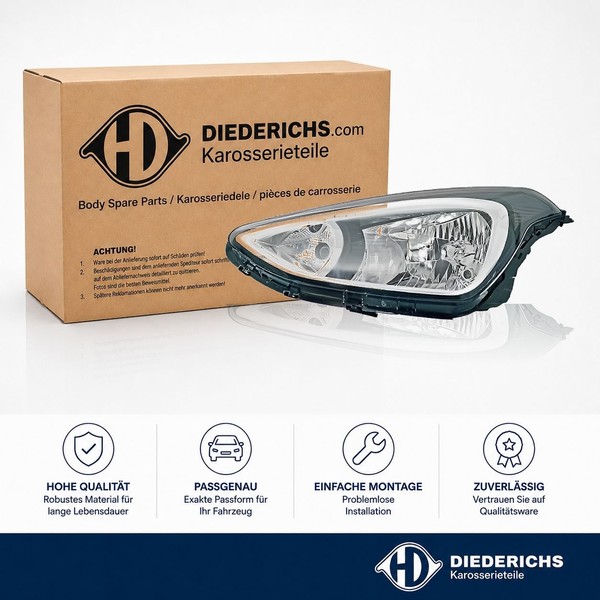 Hauptscheinwerfer Links Diederichs 6853081 FÜR Hyundai Frontscheinwerfer-image