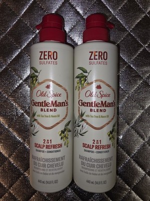 Old Spice Gentleman's Scalp Refresh 2 in 1 Shampoo Conditioner 14.8 oz Lot Of 2