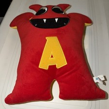 Alphabeasts Alphabet Letter Plush Monster Learning ABCs Pillow Aa
