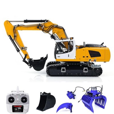 946-3 Metal 1/14 RC Hydraulic Tracked Excavator Digger Ripper Claw Bucket T12D