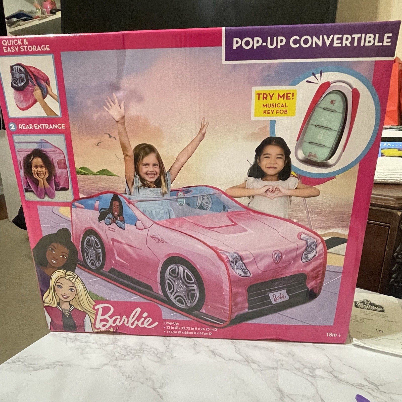 Barbie Convertible Pop Up Tent by Sunny Days Entertainment