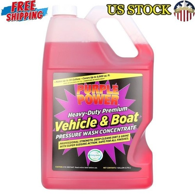 #ad Heavy Duty Pressure Washer Cleaner Concentrate Vehicles Boats 1 Gallon New $14.37