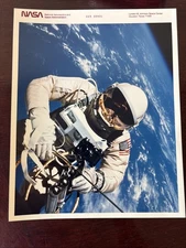  Gemini IV -Ed White -(EVA) first American spacewalk NASA Kodak Photograph 1965.