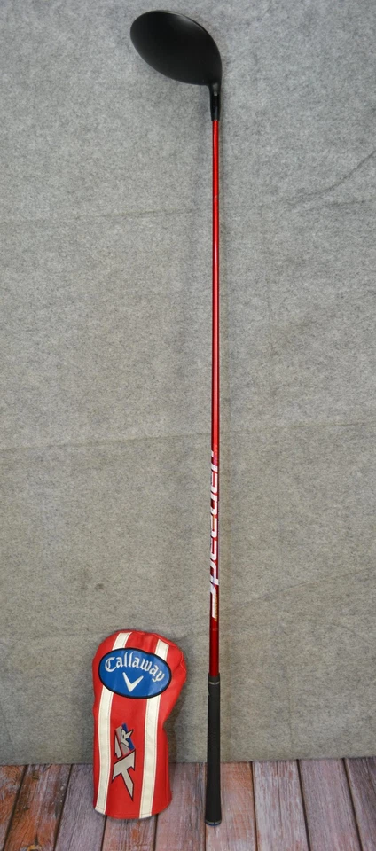 Callaway XR 16 Driver 9.0° Fujikura Speeder 565 Evolution Stiff Golf w/ Cover - Image 2 of 4