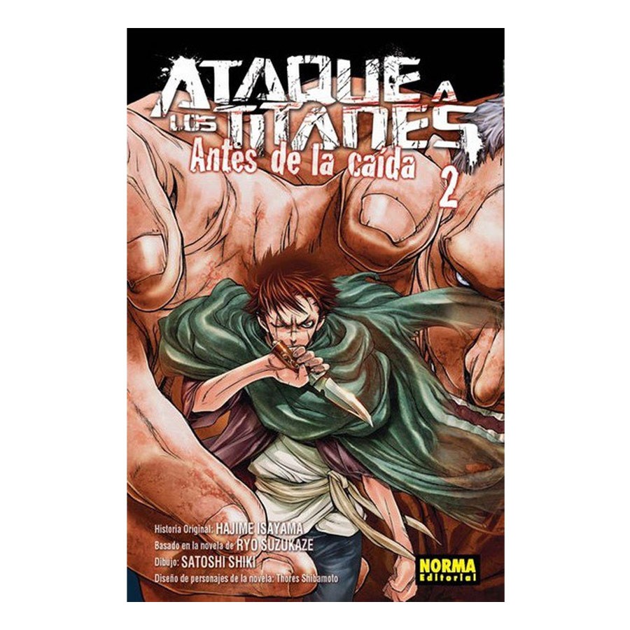 Manga Ataque a Los Titanes Antes de la Caida Norma 02 [PO38959]