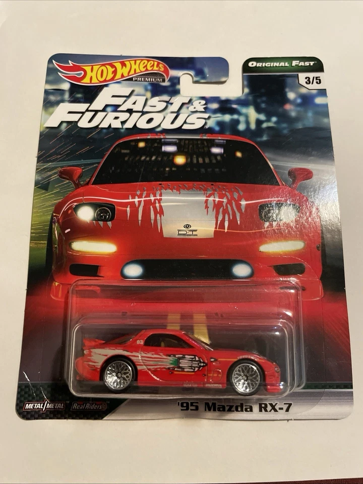 Hot Wheels Fast & Furious Nissan GT-R & Mazda RX-7 Lot - Image 2 of 4