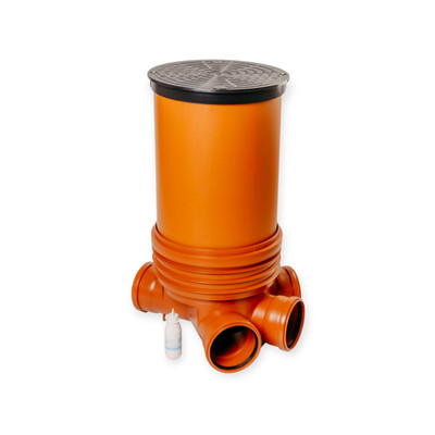 KG Schacht DN400/110-160 RML H 75cm GM Kontrollschacht KG Rohr Deckel Abwasser
