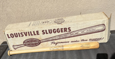 Vintage Louisville Slugger 125LL Henry Hank Aaron Wood Baseball