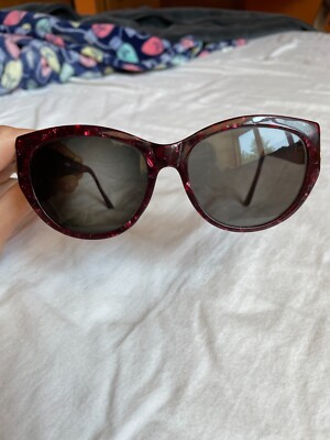 Vintage FENDI FS103 135 Ruby Elegance Sunglasses